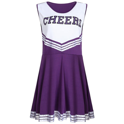 Adult Cheerleading Football Cheering Squad Performance Costumes