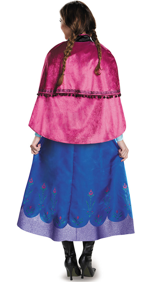 Anna Adult Frozen Princess Dress Halloween Costumes