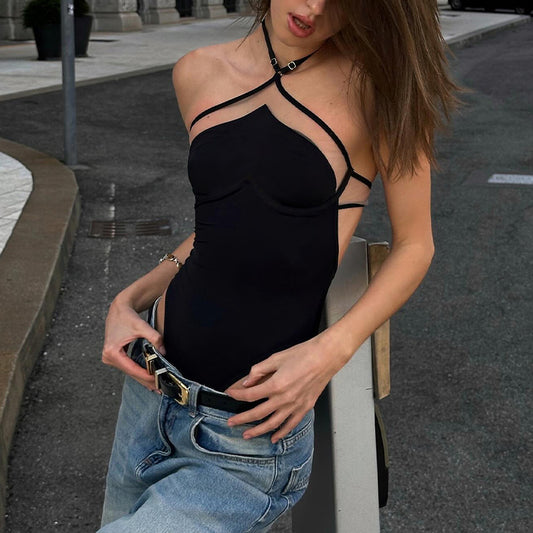 Autumn Fashion Sexy Street Hot Backless Jumpsuits