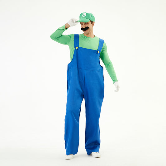 Adult Performance Props Cartoon Anime Mario Costumes