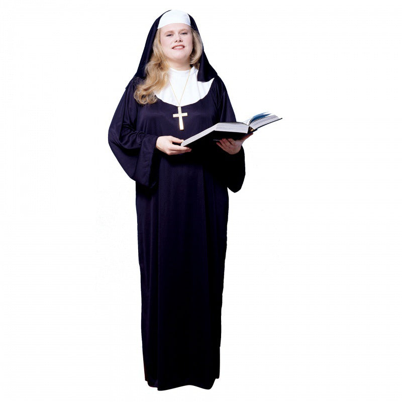 Adult Nun Hat Without Elastic Band Costumes