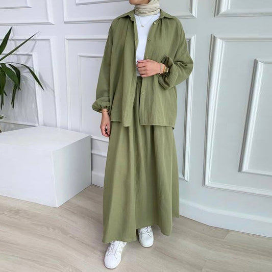 Women's Half-length Dress Spring Fashion Loose-fitting Long Suits