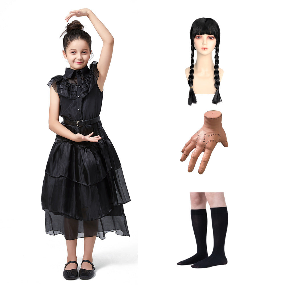 Adams Family Performance Wear Gauze Dress Costumes