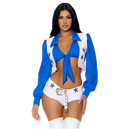 Adult Halloween Stage Cup Football Cheerleading Costumes