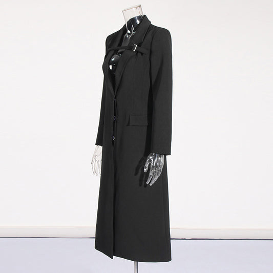 Nan Style Slim Fit Slimming Trench Coats