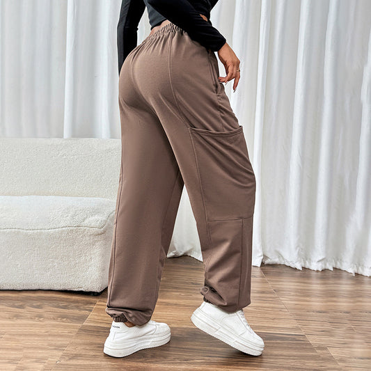 Women's Autumn Casual Sports For With Pocket Pants